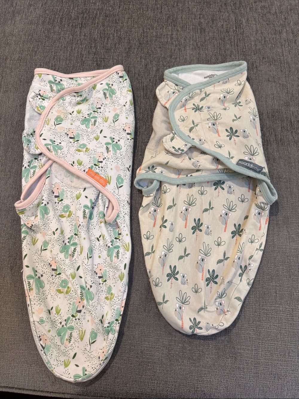 2 Swaddle Me Swaddle Sacks 0-3 months small medium